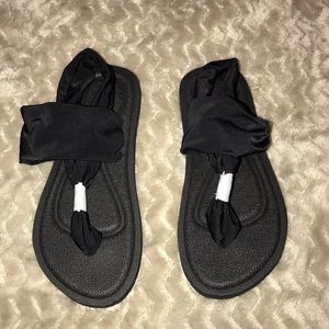 Fabric and Foam sandals